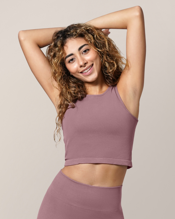 Sublime® Bamboo Hands-Free Pumping Longline Bra Top | Twilight Online now - Image 4