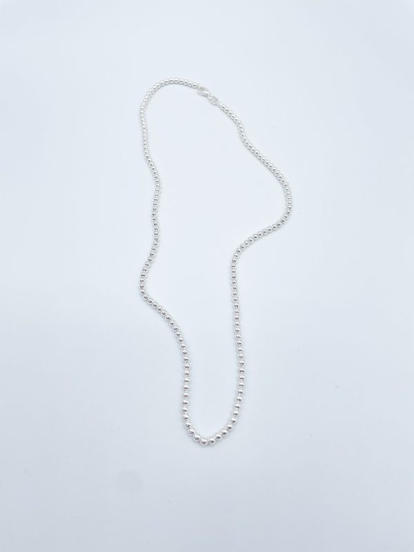18  Sterling Silver Beaded Chain Cheap - Image 2
