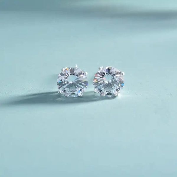 Sterling Silver CZ Stud. Supply